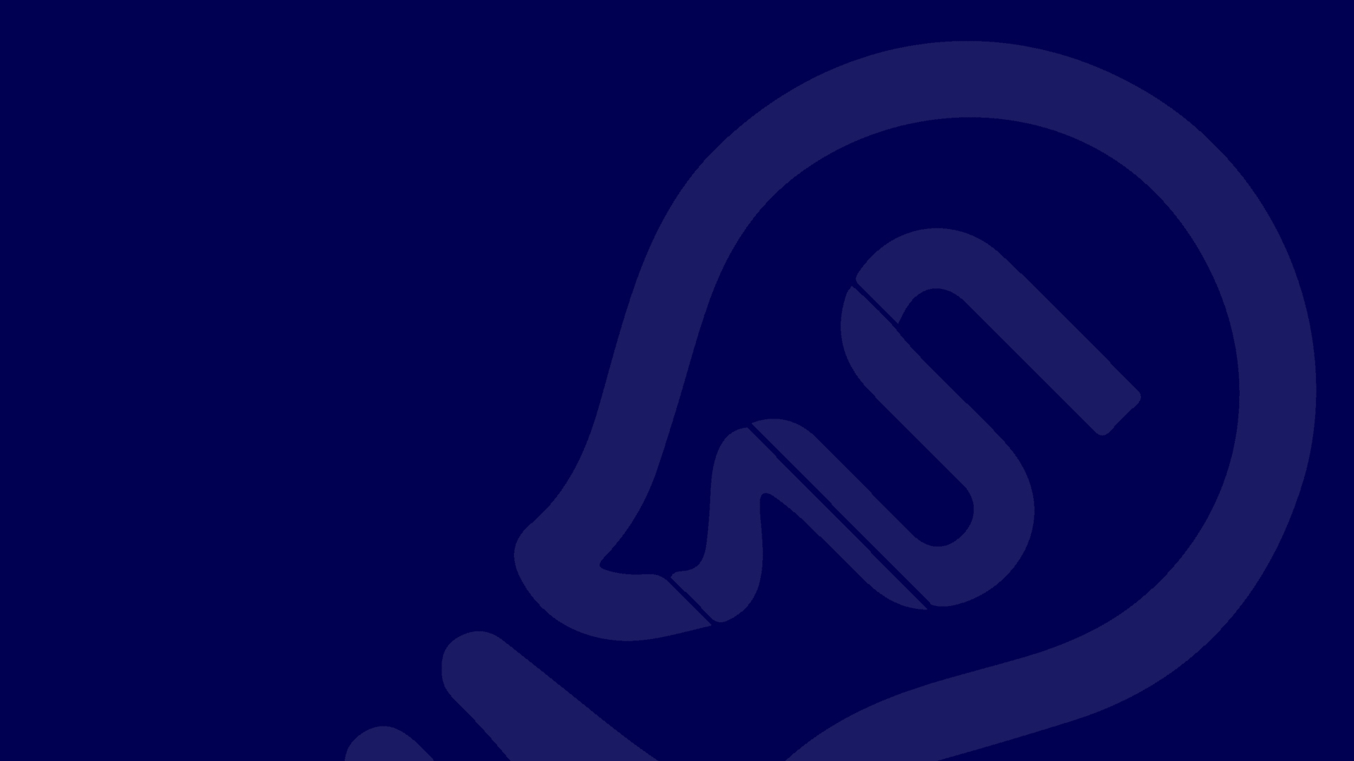 Lightbulb outline on blue background